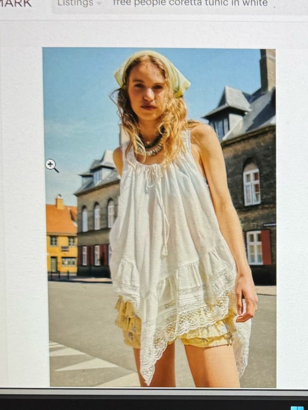 NWT Free People Coretta Tunic Size L